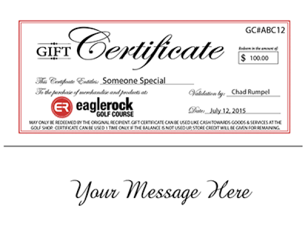 Classic Gift Voucher Image